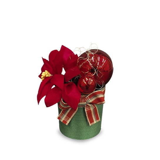 Mini Flowerbox Green Gwiazda Betlejemska Z Drewna Osikowego Handmade Rękodzieło - Prezent Na Święta / Aspen Art Osikowa Dolina