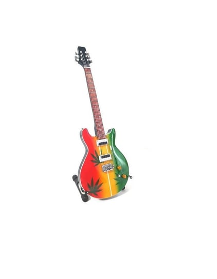 Mini gitara Bob Marley z drewna mahoniowego GIFTDECO