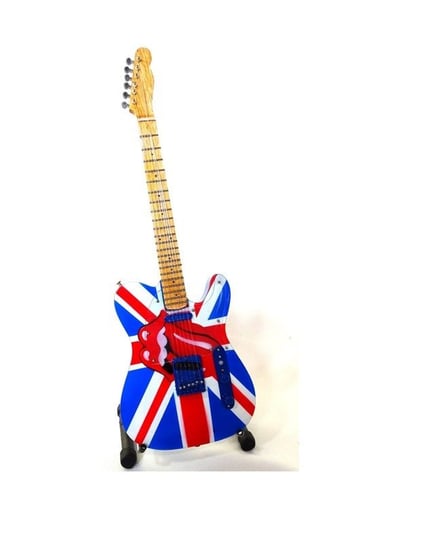 Mini gitara Rolling Stones z drewna mahoniowego GIFTDECO