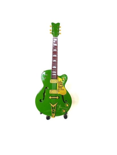 Mini gitara z drewna mahoniowego skala 1:4 GIFTDECO