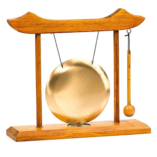 Mini gong ze stojakiem i pałeczką 25x22 cm Phoenix