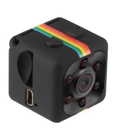 Mini kamera internetowa SQ11 Full HD 1080P z mikrofonem (Czarna) Strado