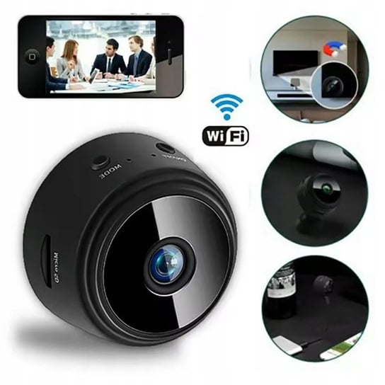 MINI KAMERKA SZPIEGOWSKA WIFI FULL HD BEZPRZEWODOWA DETEKCJA RUCHU KAMERA Inna marka
