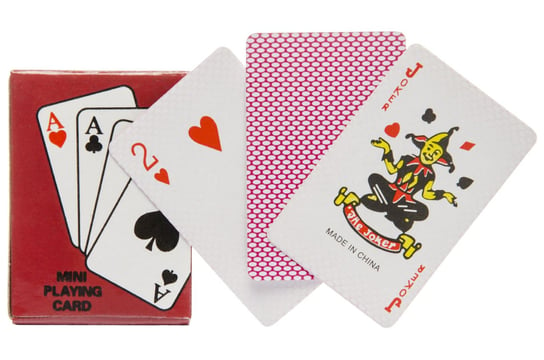 Mini karty do gry KEMIS, 6x4x1,8 cm Kemis - House of Gadgets