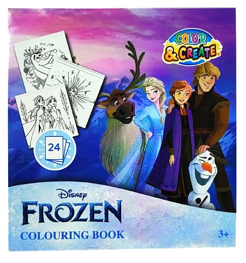 Mini kolorowanka Kraina Lodu Frozen 24 kartki Inna marka