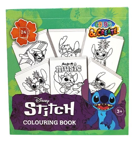 Mini kolorowanka Stitch 24 kartki Inny producent