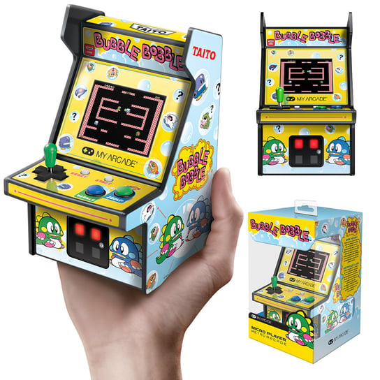 Mini konsola retro przenośna gra Bubble Bobble MICRO PLAYER My Arcade