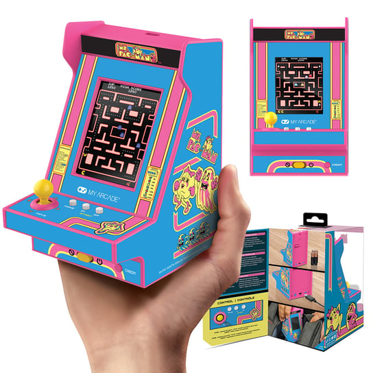 Mini konsola retro przenośna Ms. Pac-Man NANO PLAYER PRO 