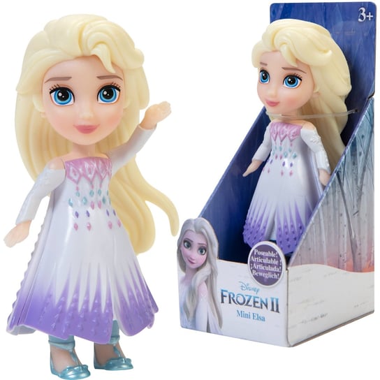 Mini lalka Frozen II Elsa w biało-fioletowej sukience Jakks Pacific