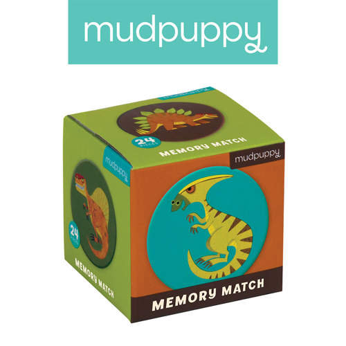 Mini Memory Dinozaury, gra, Mudpuppy Mudpuppy