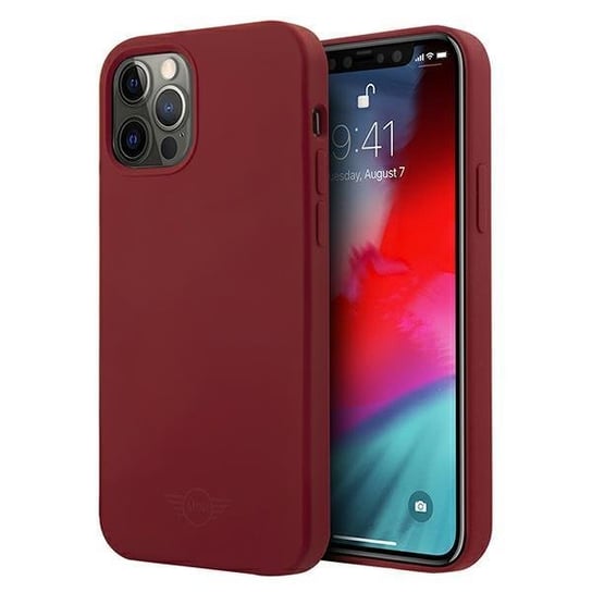 Mini MIHCP12MSLTRE iPhone 12/12 Pro 6,1" czerwony/red hard case Silicone Tone On Tone Mini Morris