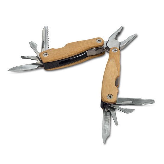 Mini multitool Exton, brązowy Inna marka