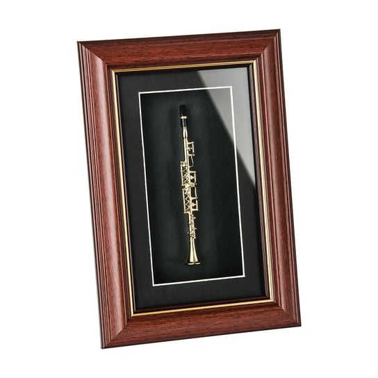 Mini Music, Miniaturka klarnetu w ramce, 25x17x5 cm Mini Music