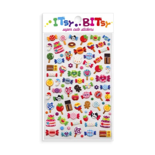 Mini Naklejki Itsy Bitsy - Cukierki Kolorowe Baloniki