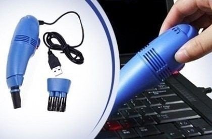 Mini odkurzacz do klawiatury USB - NIEBIESKI Gadget Master