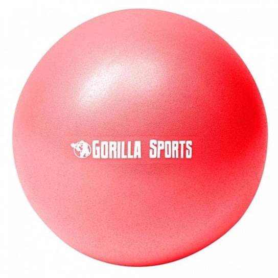 Mini piłka do Pilatesu 28 cm czerwona z dmuchawką Gorilla Sports