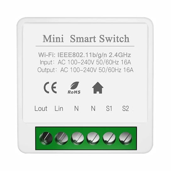 Mini Przekaźnik Wifi Tuya Smart Life 16A 230V Iot Tuya