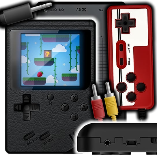 Mini Przenośna Konsola Retro 400 Gier GameBoy Dodatkowy Pad na 2 Osoby K6 LOGIT