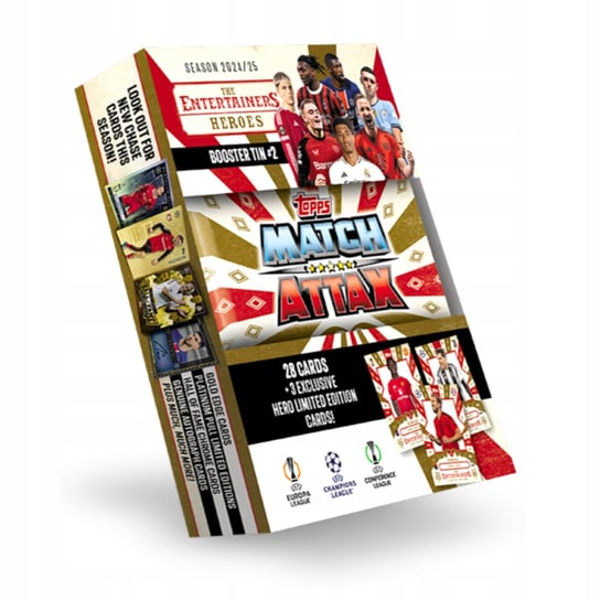 Mini PUSZKA Match Attax 2025 UEFA Topps Karty Piłkarskie do Albumu Topps