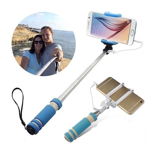Mini Selfie monopod kieszonkowy kijek z kablem do Xperia M4 Aqua. EtuiStudio