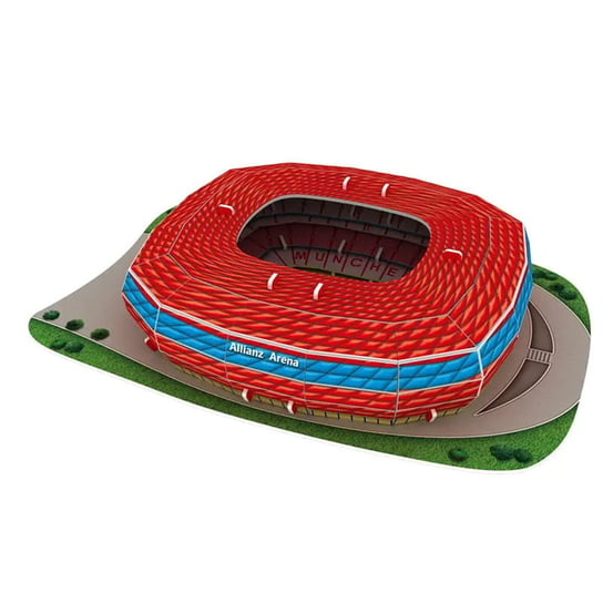 Mini stadion piłkarski - ALLIANZ ARENA - Bayern Monachium FC - Puzzle 3D 26 elementów HABARRI