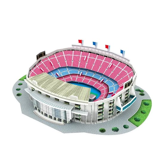 Mini stadion piłkarski - CAMP NOU - Barcelona FC - Puzzle 3D 27 elementów HABARRI