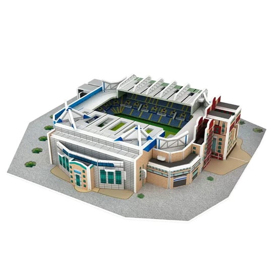 Mini stadion piłkarski - STAMFORD BRIDGE - Chelsea FC - Londyn Puzzle 3D 45 elementów HABARRI
