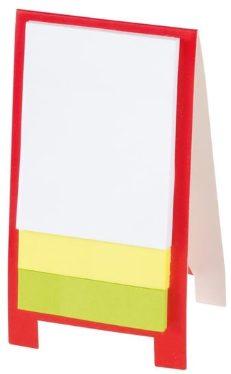 Mini stojak na notatki ADVERT, czerwony UPOMINKARNIA