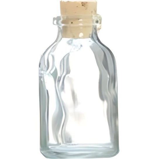 Mini szklana butelka 6 cm z korkiem Youdoit