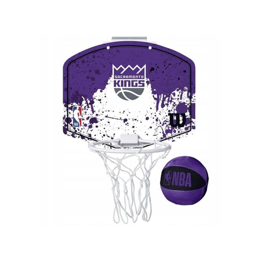 Mini tablica do koszykówki Wilson NBA Team Mini Hoop Sacramento Kings - WTBA1302SAC Wilson