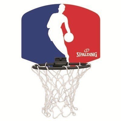 Mini tablica kosz do koszykówki NBA Logoman dla dzieci Spalding