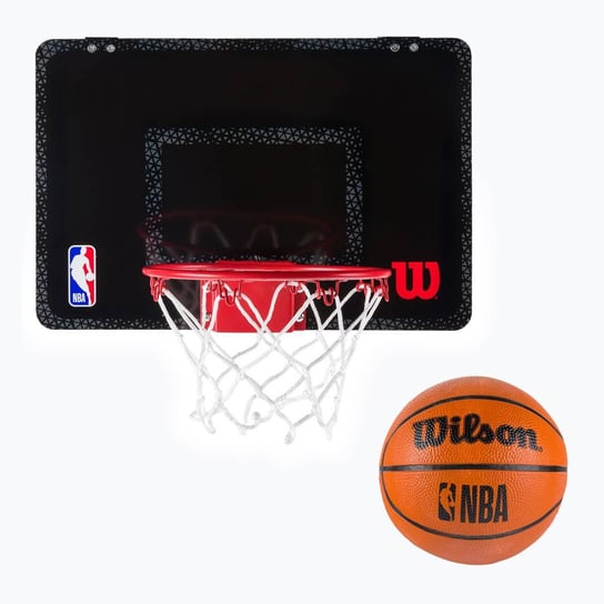 Mini tablica Wilson NBA do koszykówki Forge Team Hoop czarna + piłka - WTBA3001FRGNBA Wilson
