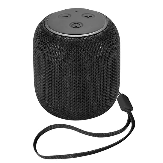 Mini ultrakompaktowy, przenosny glosnik Bluetooth z paskiem na nadgarstek — czarny Avizar