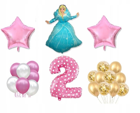 Mini Zestaw Kraina Lodu Frozen 2 Urodziny Balony ImprezCzas