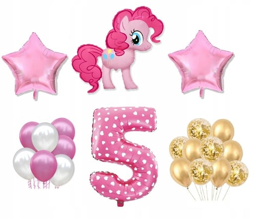Mini Zestaw My Little Pony 5 Urodziny Balony Kucyk Flexmetal