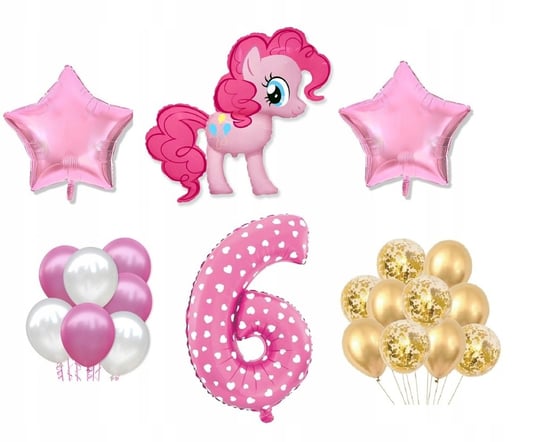 Mini Zestaw My Little Pony 6 Urodziny Balony Kucyk Flexmetal