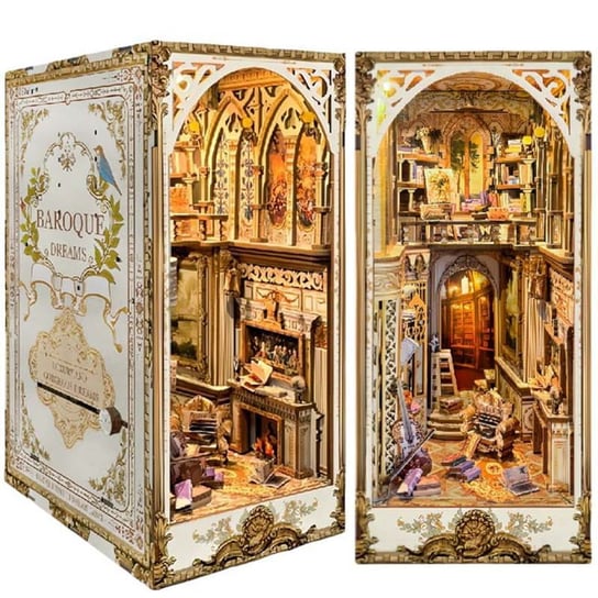Miniaturowy domek Book Nook - Klasyczny barok - Joincon HABARRI