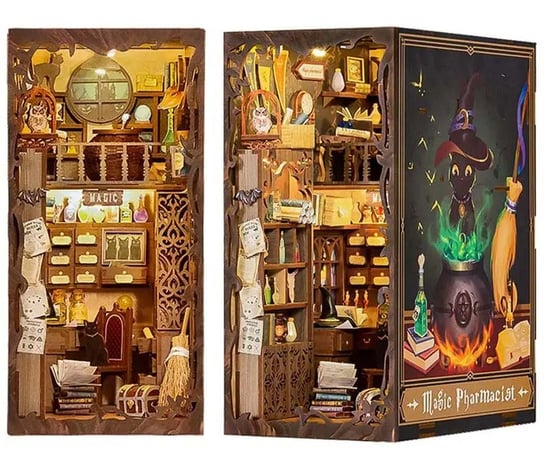 Miniaturowy domek Book Nook - Magiczna apteka* HABARRI
