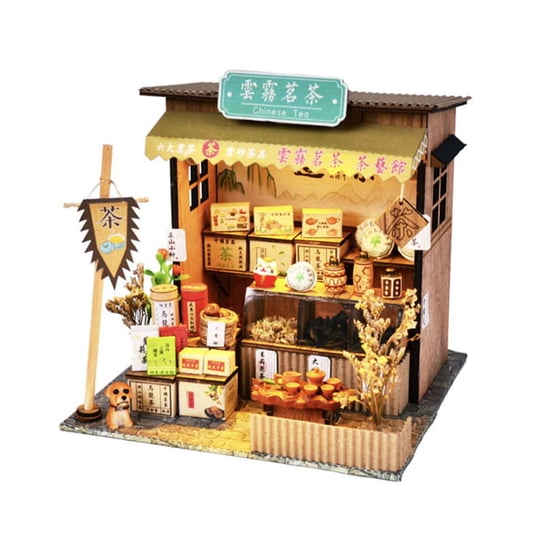 Miniaturowy domek DIY - Chińska herbata LED / HABARRI HABARRI