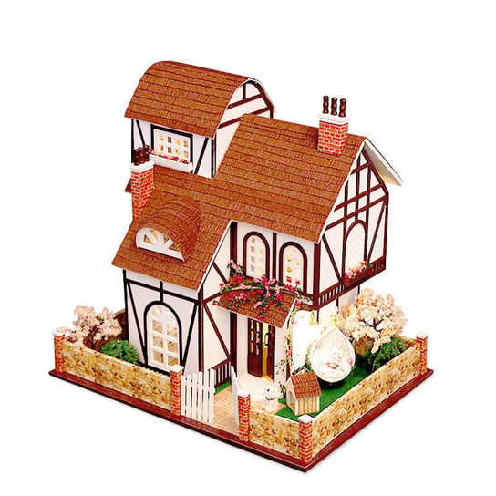 Miniaturowy Domek DIY - Dom Na Farmie Tulipanów HABARRI