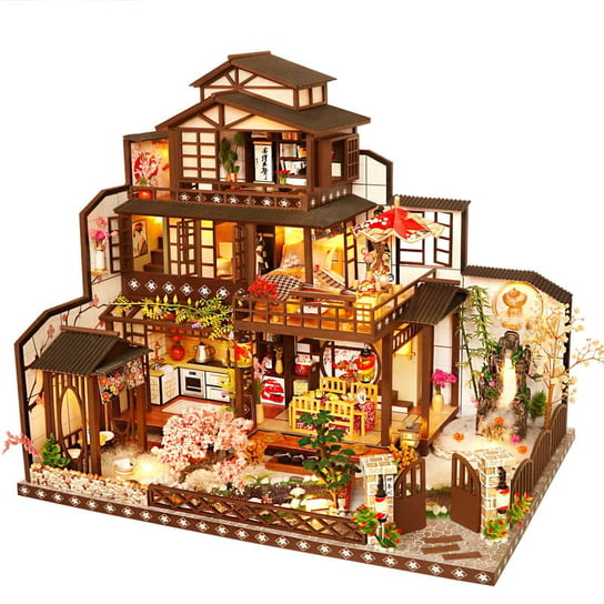 Miniaturowy domek DIY - Duży zestaw Pałac Wiecznej Wiosny / HABARRI HABARRI