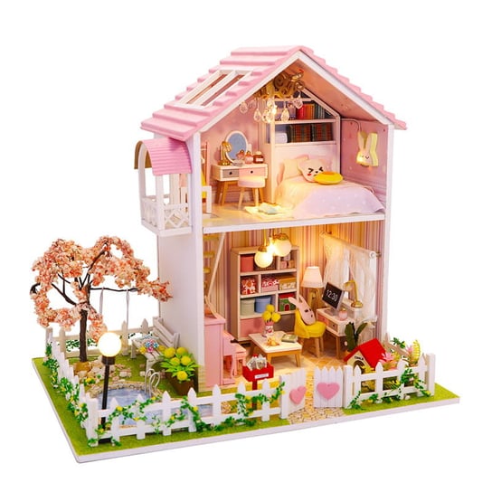 Miniaturowy domek DIY - Między nami dziewczynami LED/ HABARRI HABARRI