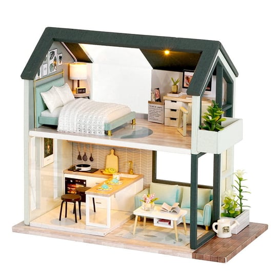 Miniaturowy domek DIY - Noblowski Sztokholm LED/ HABARRI HABARRI