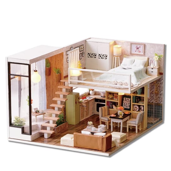 Miniaturowy domek DIY - Pierwsze mieszkanie / HABARRI HABARRI