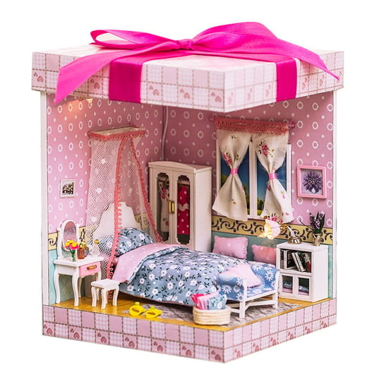 Miniaturowy domek DIY - Pokój księżniczki LED / HABARRI HABARRI