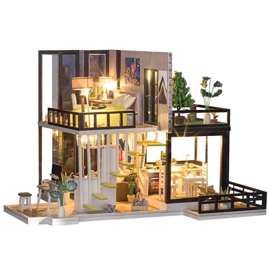 Miniaturowy domek DIY - Wymarzone Hollywood LED/ HABARRI HABARRI