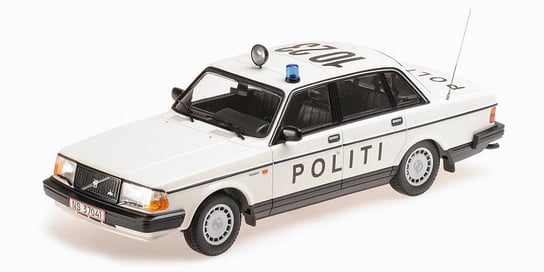 Minichamps Volvo 240 Gl Police Denmark 1986 Wh 1:18 155171495 Minichamps