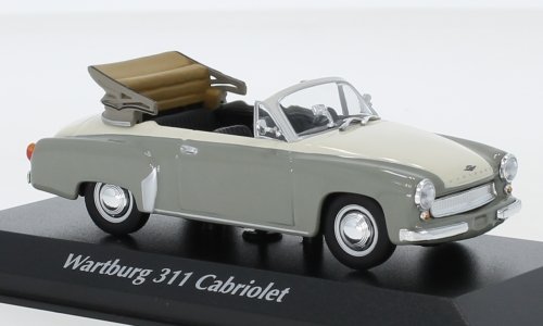 Minichamps Wartburg A311 Cabriolet 1958 Grey W 1:43 940015930 Minichamps