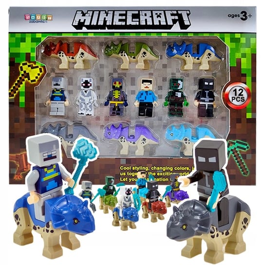 Minifigurki Minecraft My World Zestaw 12sztuk Inna marka