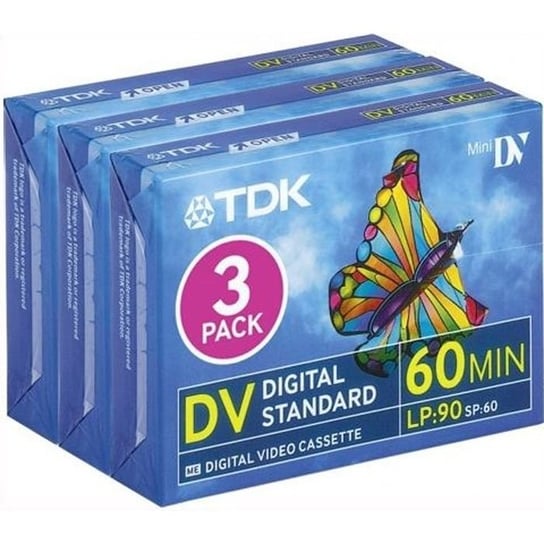 Minikaseta wideo TDK DVM60 - 3x60min Inna marka